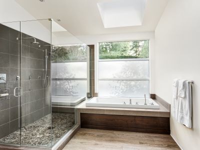 Spa Bathroom with Walk-In Shower
